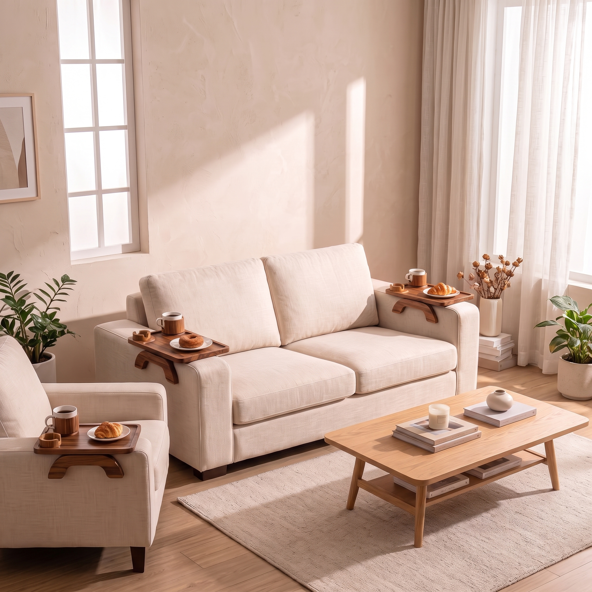 Sorvier Acacia Sofa Tray