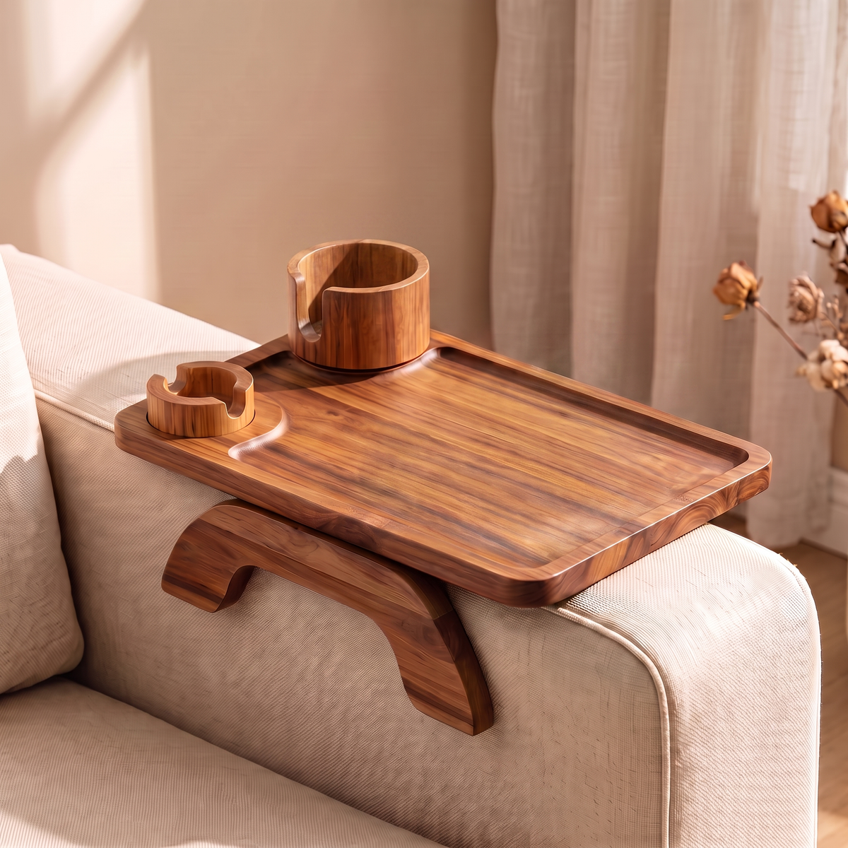 Sorvier Acacia Sofa Tray
